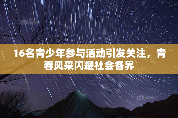 16名青少年参与活动引发关注，青春风采闪耀社会各界