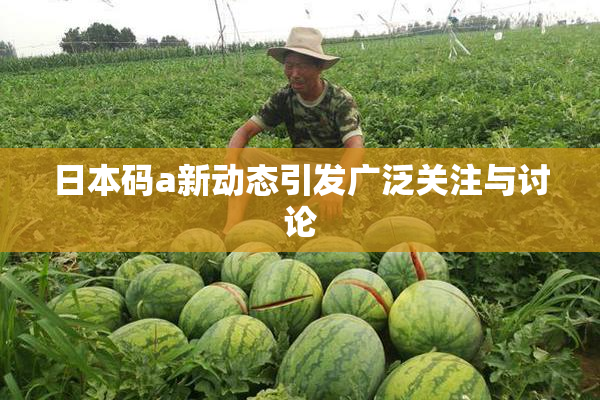 日本码a新动态引发广泛关注与讨论