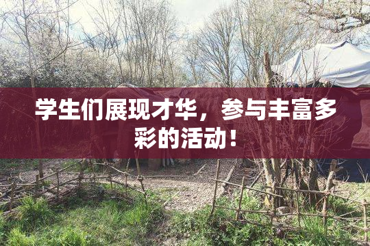 学生们展现才华，参与丰富多彩的活动！