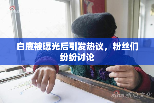 白鹿被曝光后引发热议，粉丝们纷纷讨论