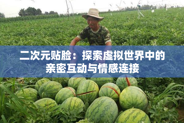二次元贴脸：探索虚拟世界中的亲密互动与情感连接