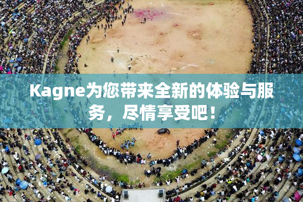 Kagne为您带来全新的体验与服务，尽情享受吧！
