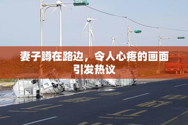 妻子蹲在路边，令人心疼的画面引发热议