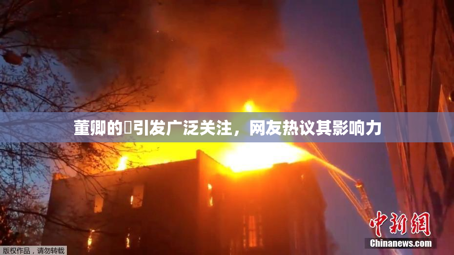董卿的婬引发广泛关注，网友热议其影响力