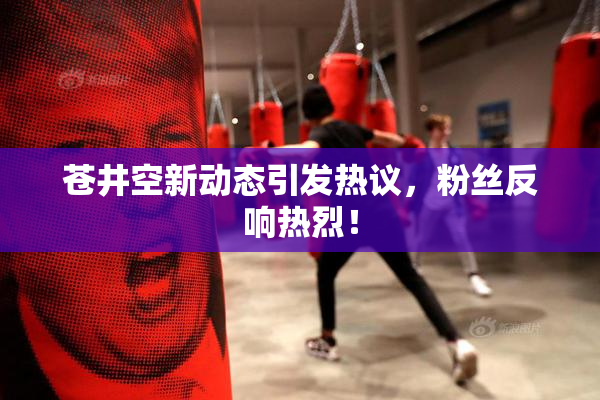 苍井空新动态引发热议，粉丝反响热烈！
