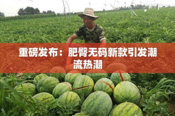 重磅发布：肥臀无码新款引发潮流热潮