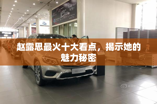 赵露思最火十大看点，揭示她的魅力秘密