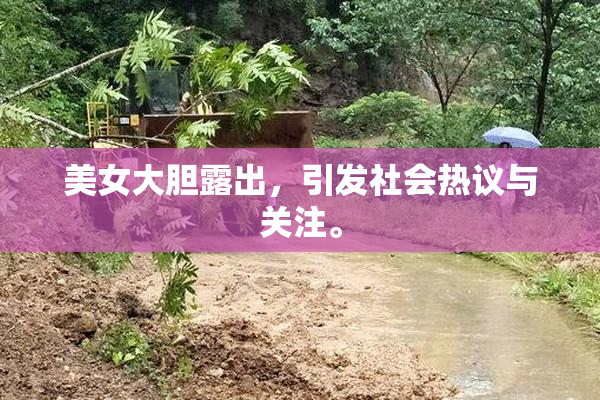 美女大胆露出，引发社会热议与关注。