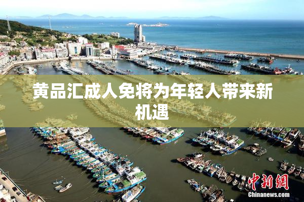 黄品汇成人免将为年轻人带来新机遇
