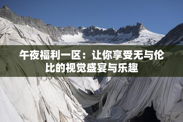 午夜福利一区：让你享受无与伦比的视觉盛宴与乐趣