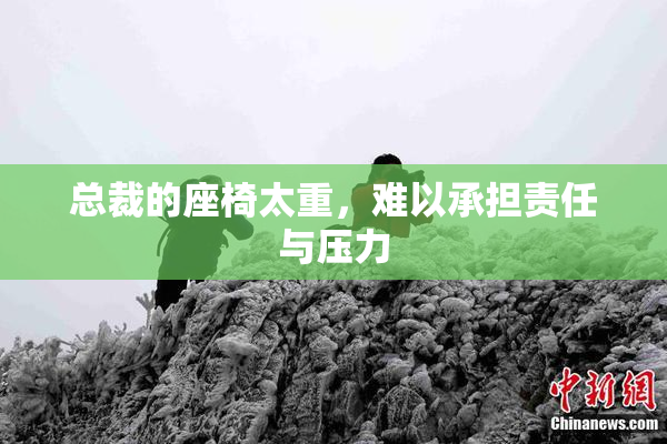 总裁的座椅太重，难以承担责任与压力