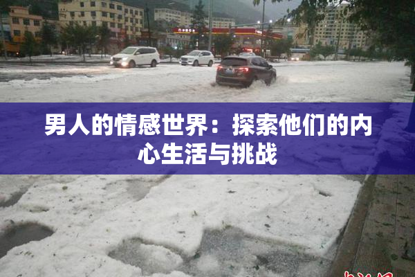 男人的情感世界：探索他们的内心生活与挑战