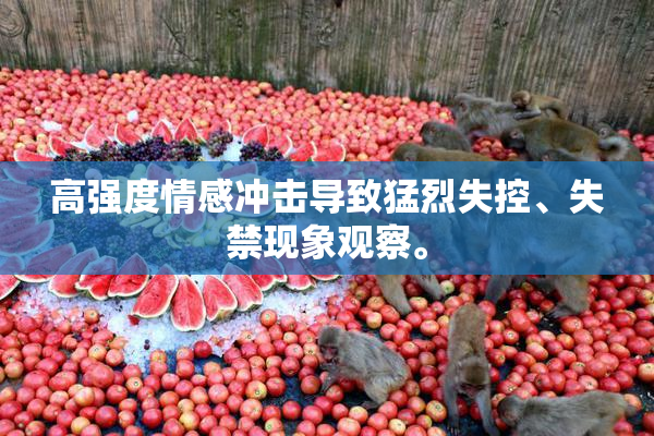 高强度情感冲击导致猛烈失控、失禁现象观察。