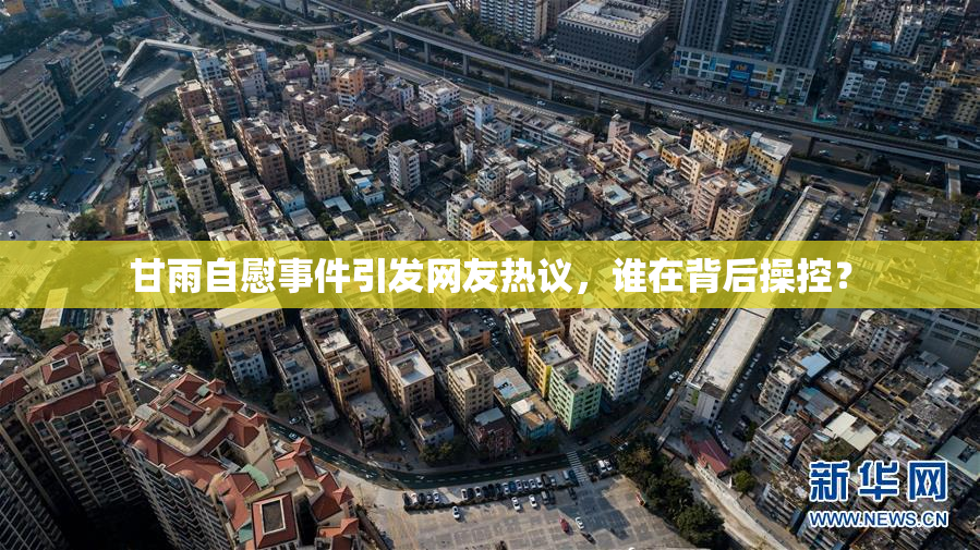 甘雨自慰事件引发网友热议，谁在背后操控？