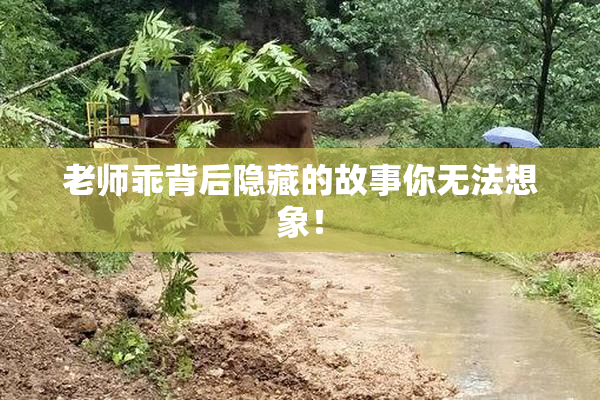 老师乖背后隐藏的故事你无法想象！