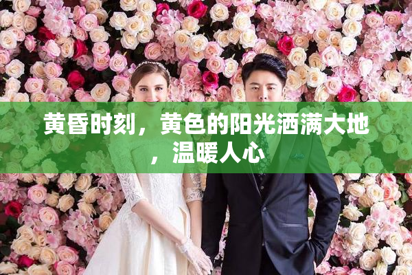 黄昏时刻，黄色的阳光洒满大地，温暖人心