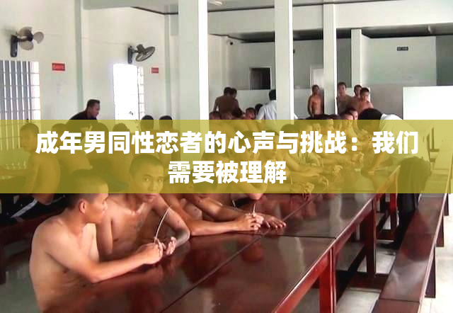 成年男同性恋者的心声与挑战：我们需要被理解