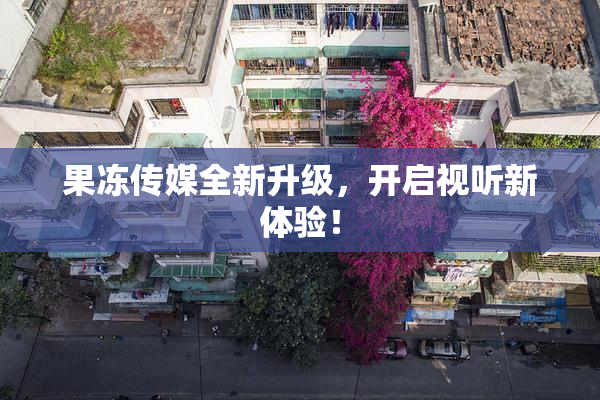 果冻传媒全新升级，开启视听新体验！