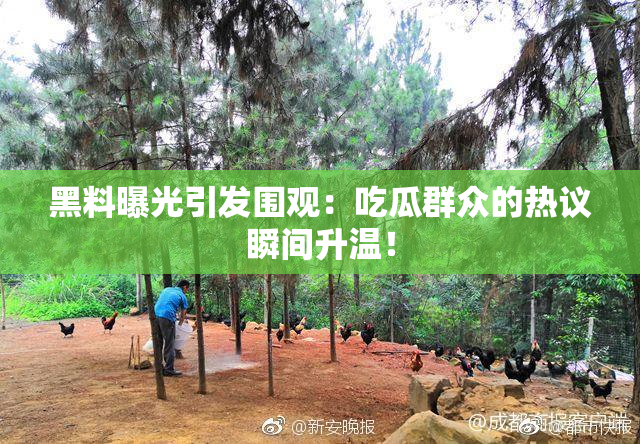 黑料曝光引发围观：吃瓜群众的热议瞬间升温！