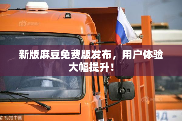 新版麻豆免费版发布，用户体验大幅提升！