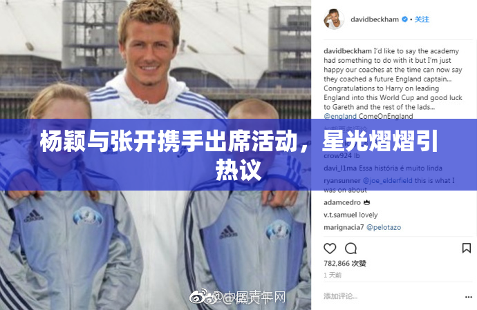 杨颖与张开携手出席活动，星光熠熠引热议