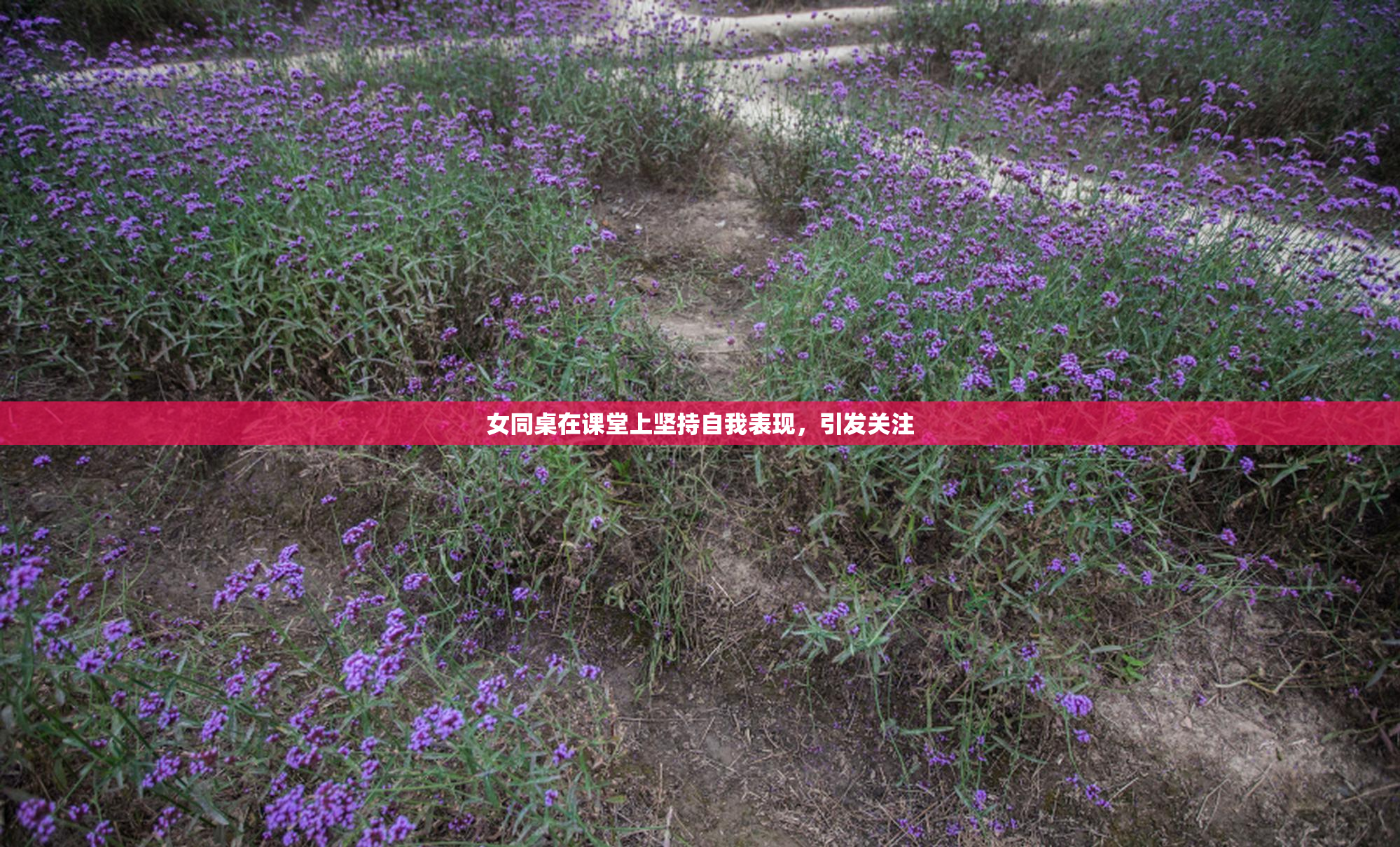 女同桌在课堂上坚持自我表现，引发关注