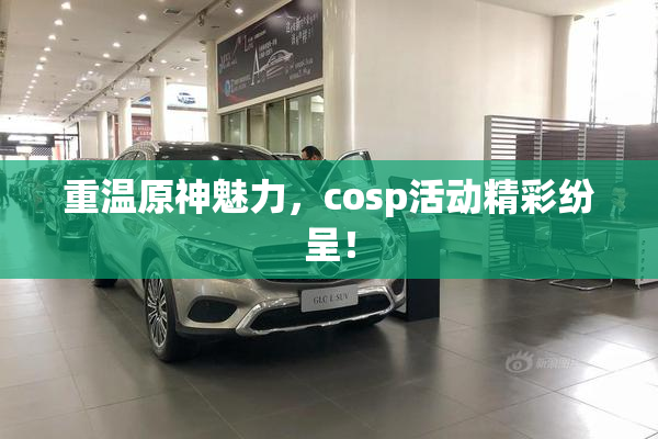重温原神魅力，cosp活动精彩纷呈！