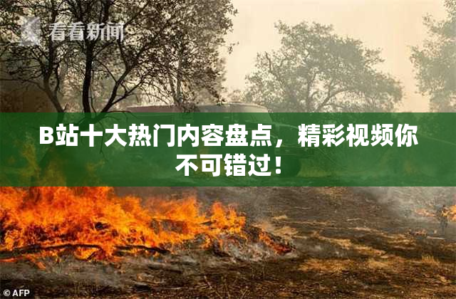 B站十大热门内容盘点，精彩视频你不可错过！