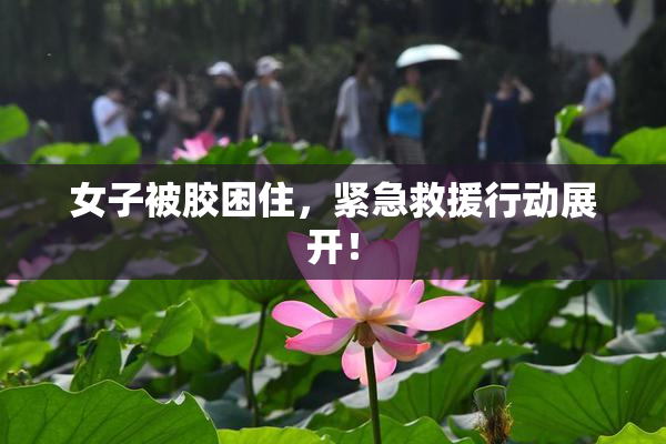 女子被胶困住，紧急救援行动展开！
