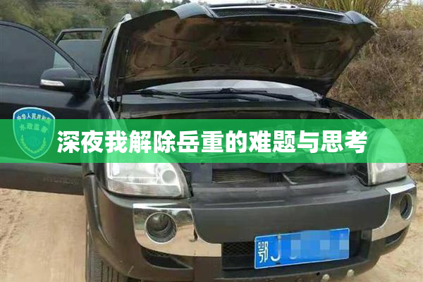 深夜我解除岳重的难题与思考