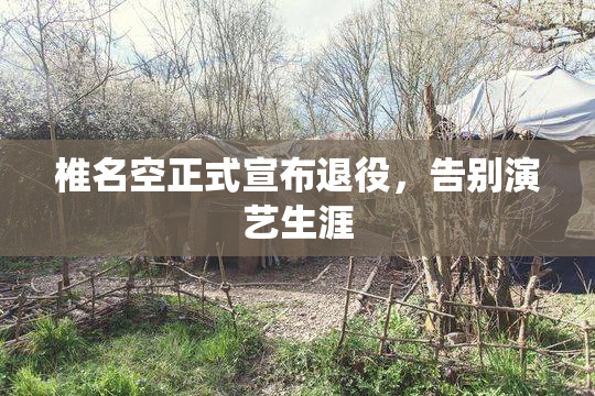 椎名空正式宣布退役，告别演艺生涯