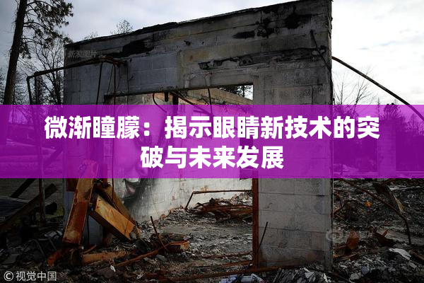 微渐瞳朦：揭示眼睛新技术的突破与未来发展