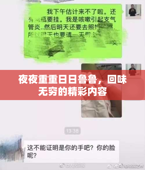 夜夜重重日日鲁鲁，回味无穷的精彩内容